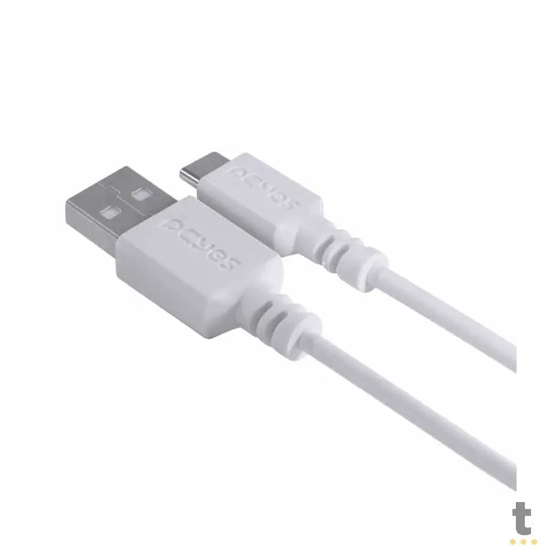 Cabo Usb Tipo C Para Celular 1mt PCYes - PUACB-01 Truedata