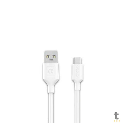 Cabo Usb Tipo C Para Celular C/ Chip Inteligente 5A 1mt aGold - CB12-3