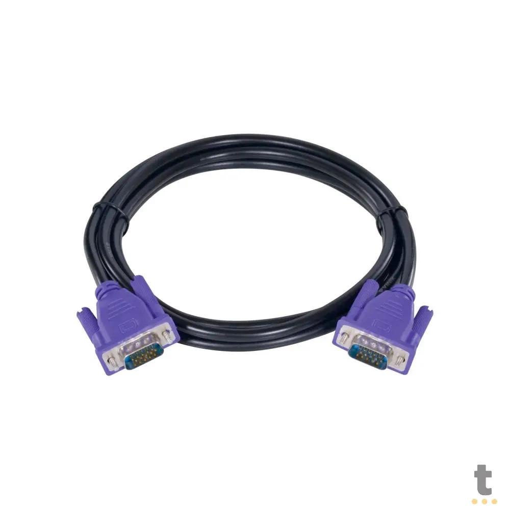 Cabo Vga Para Monitor 15 Pinos 2mts Vinik - 25569 Truedata