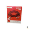 Cabo de Áudio 2 RCA Macho x 2 RCA Macho 3m Tomate - MCB-046A Truedata