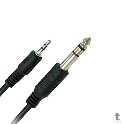 Cabo de Áudio Adaptador P10 Para P2 Truedata