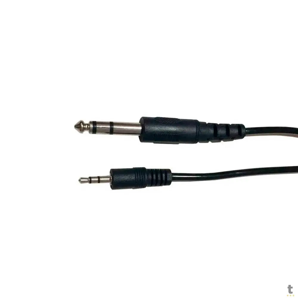 Cabo de Áudio Adaptador P10 Para P2 Truedata