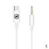Cabo de Áudio Auxiliar P2 Macho P/  USB Tipo C GShield 1m Branco - GS-5946 Truedata