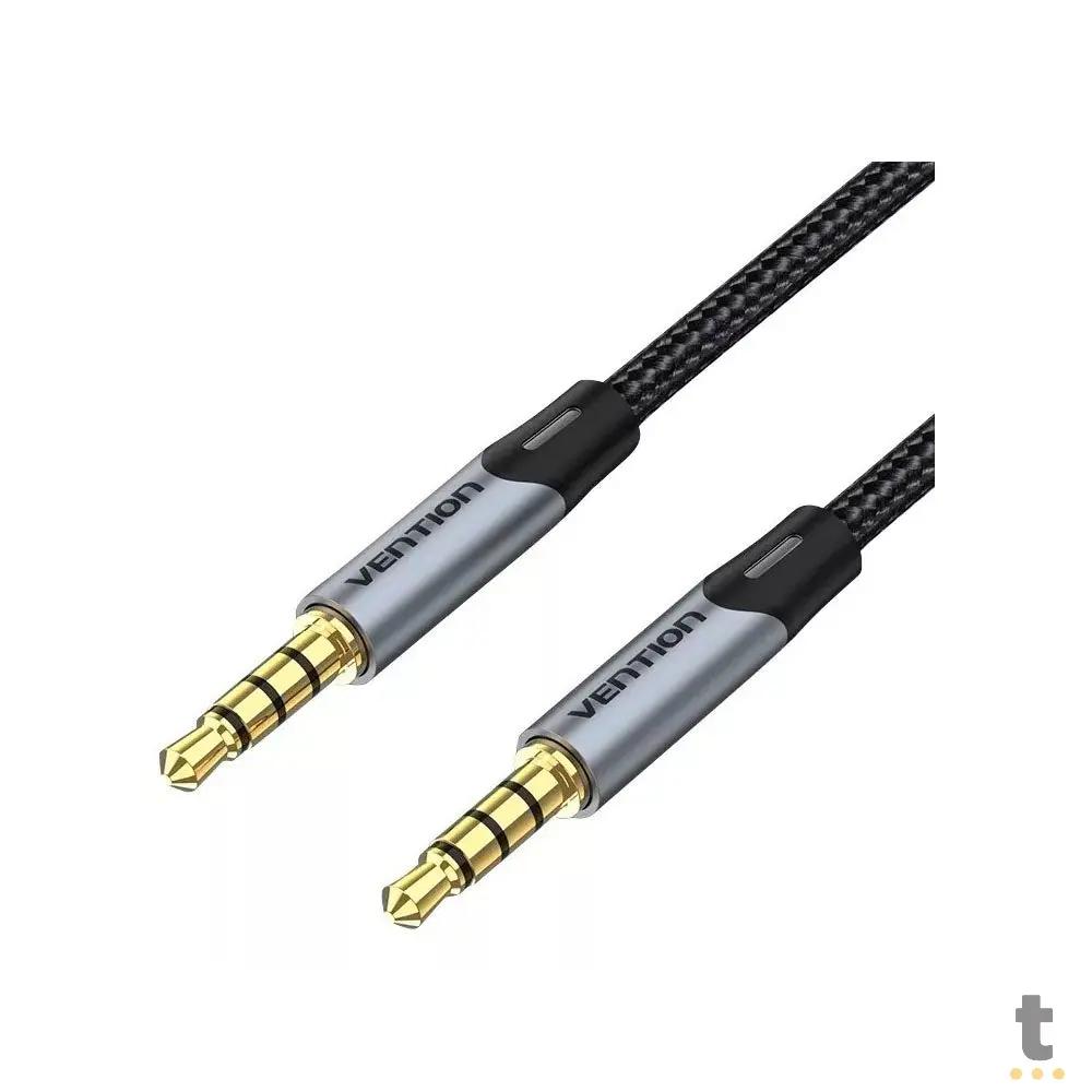 Cabo de Áudio Auxiliar P3 Macho x P3 Macho 1,5m Gold - CB24 Truedata