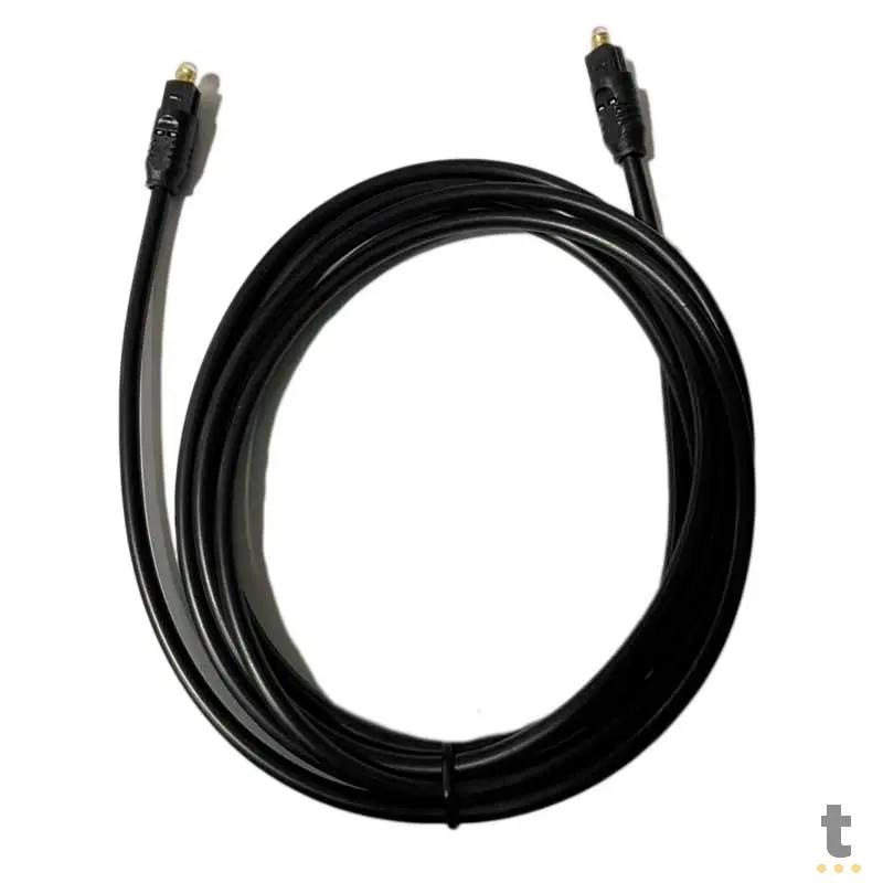 Cabo de Áudio Digital Fibra Ótica 2m - 001001140 Truedata