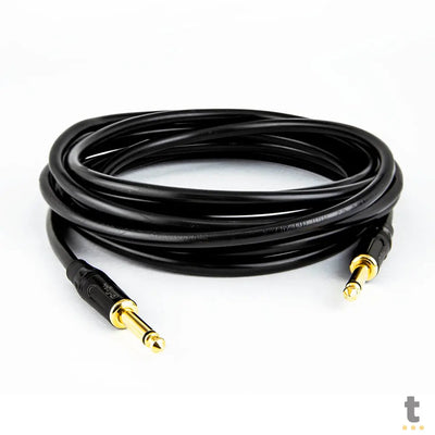 Cabo de Áudio P10 Macho X P10 Macho 2m