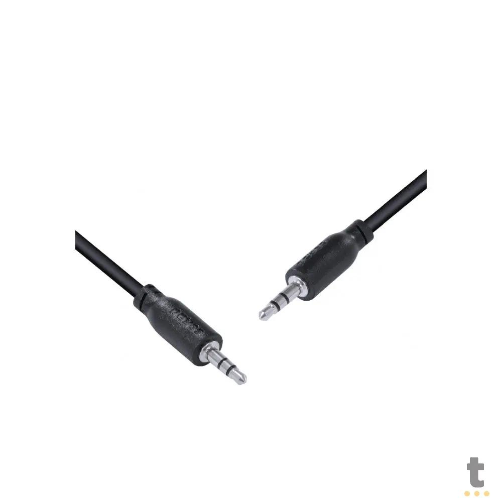 Cabo de Áudio P2 Macho x Macho 2mt PCYes - P35M-2 Truedata