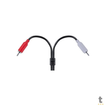 Cabo de Áudio RCA Macho Para P2 3.5mm 2m PcYes - P2R35-2 Truedata