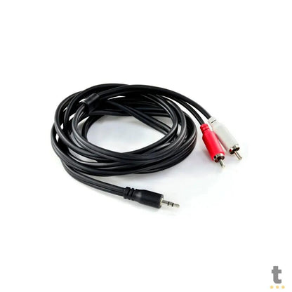 Cabo de Áudio RCA Macho Para P2 3.5mm 2m PcYes - P2R35-2 Truedata