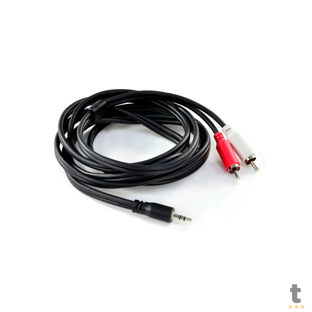 Cabo de Áudio RCA Macho Para P2 3.5mm 2m PcYes - P2R35-2 Truedata
