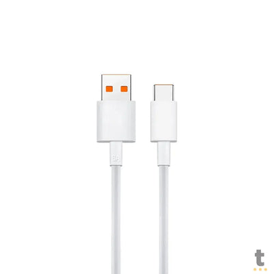 Cabo de Dados Turbo USB P/ USB Tipo C 120w  Xiaomi Branco - XM753BRA