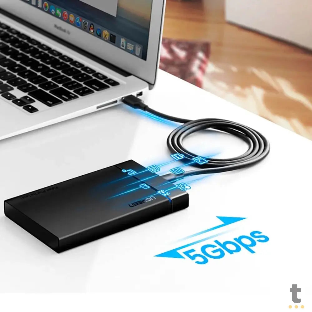 Cabo de Dados USB 3.0 P/ USB Tipo C 2m Ugreen Us184 Truedata