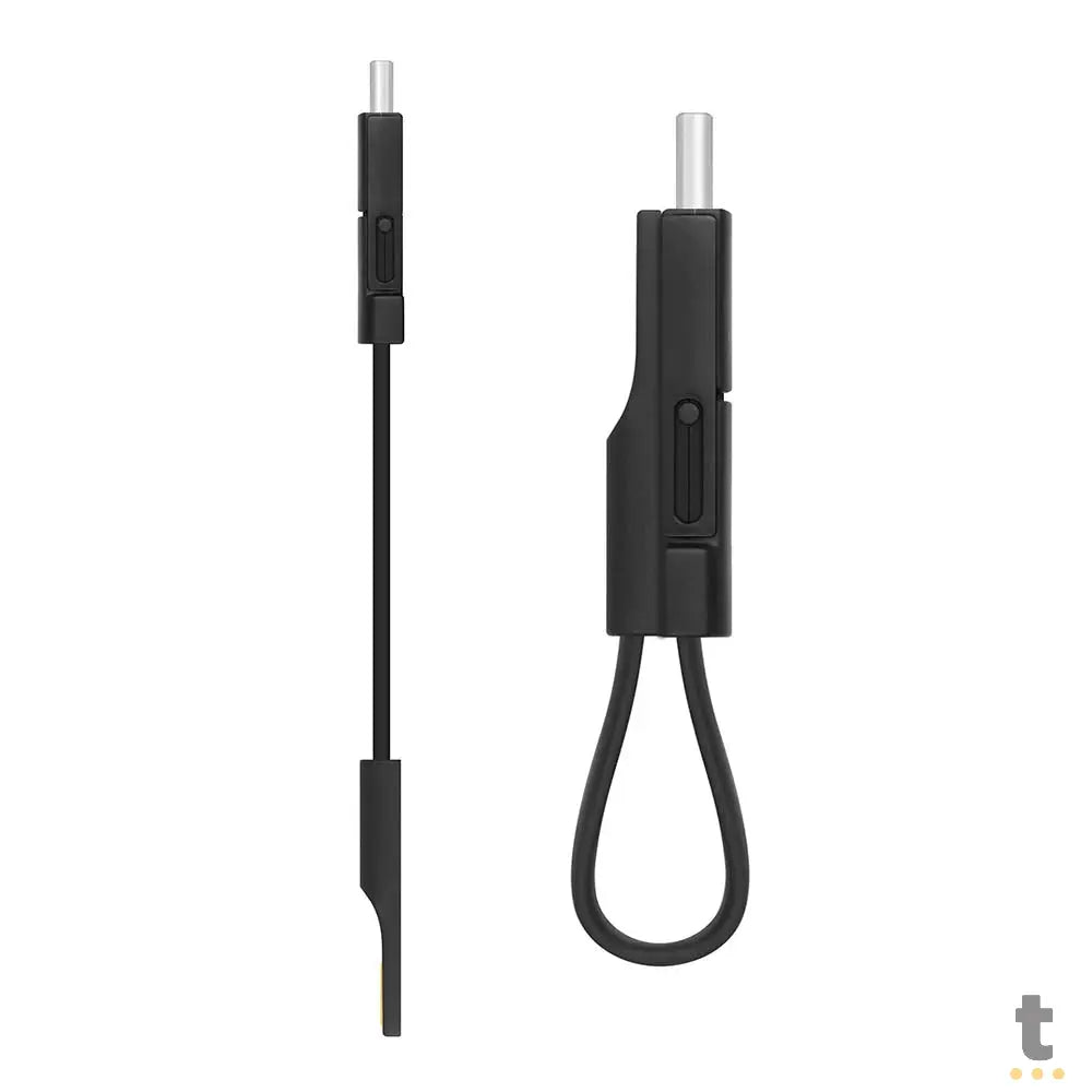 Cabo de Dados USB GShield 3 Em 1 Micro USB / Lightning / Tipo C Curto - J2SKGH5WB Truedata