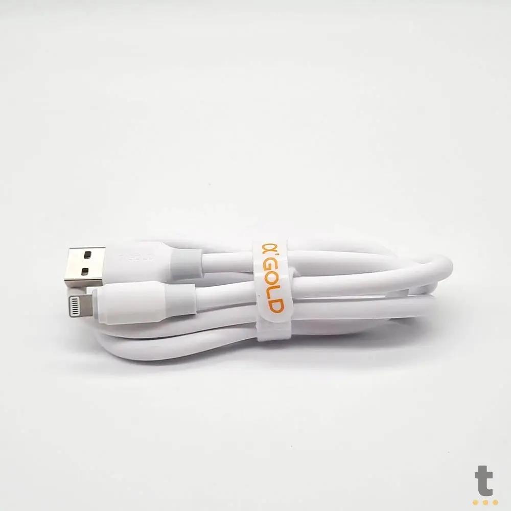 Cabo de Dados USB Lightning (Iphone) aGold 2mts 5A - CB83-2 Truedata
