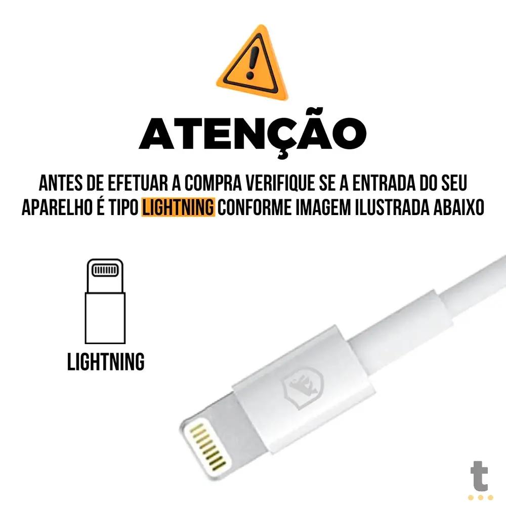 Cabo de Dados USB P/ Lightning Iphone 1m GShield Ecoo - GS-5808 Truedata