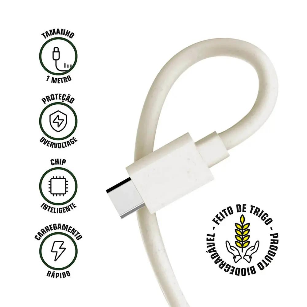 Cabo de Dados USB P/ USB Tipo C 1m GShield Ecoo - GS-5811 Truedata