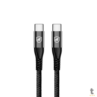 Cabo de Dados USB Tipo C 1,0m GShield Raptor Preto - GS-9020