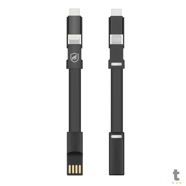 Cabo de Dados USB Tipo C 1m Navvy Preto - GS-9484