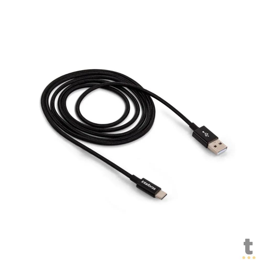 Cabo de Dados USB Tipo C Intelbras 3A 1,5m Preto - 4830076 Truedata