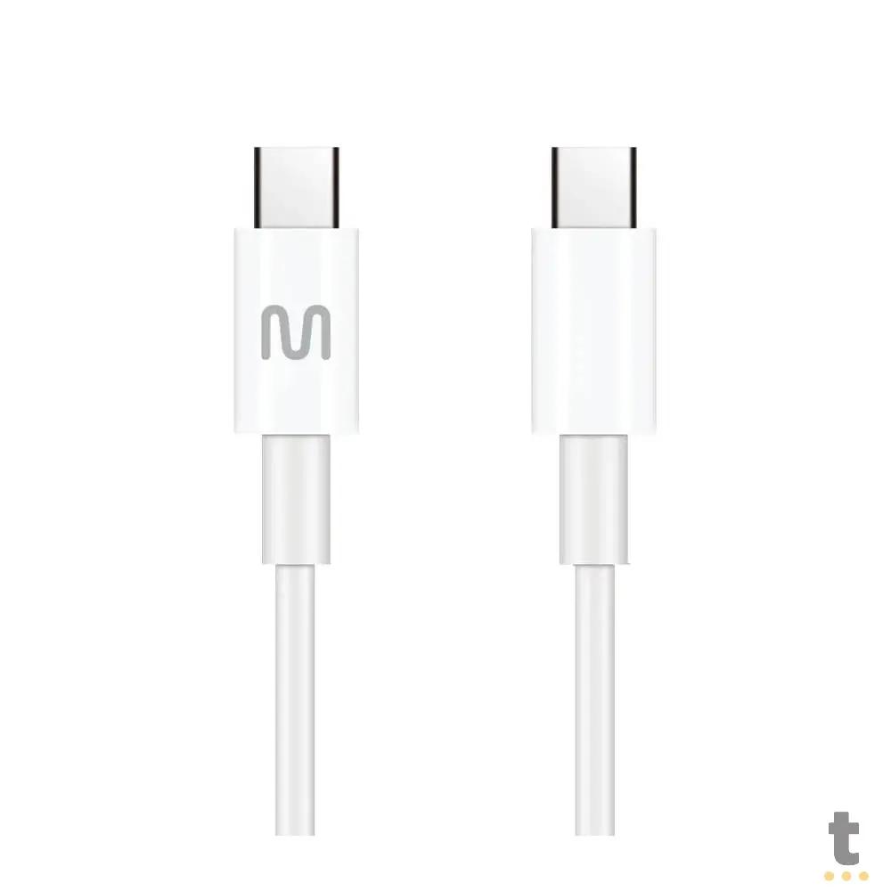 Cabo de Dados USB Tipo C Macho / Macho 1,2m Multi Branco - WI453 Truedata