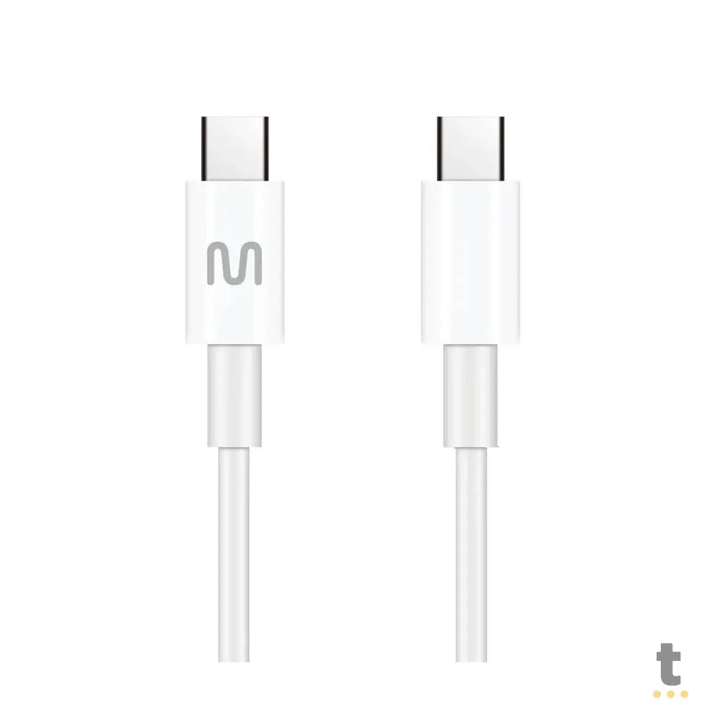 Cabo de Dados USB Tipo C Macho / Macho 1,2m Multi Branco - WI453 Truedata
