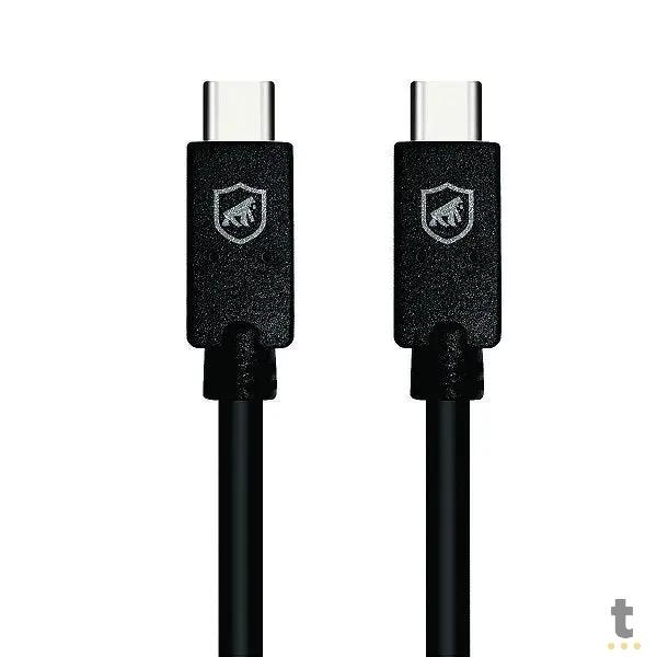 Cabo de Dados USB Tipo C Thunderbolt GShield Carregamento 65W 4K 60Hz 3.1 USB-C 1,8m - GS-6769 Truedata