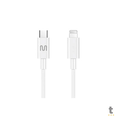Cabo de Dados USB Tipo C p/ Lightning (Iphone) 1,2m Multi Branco - WI454