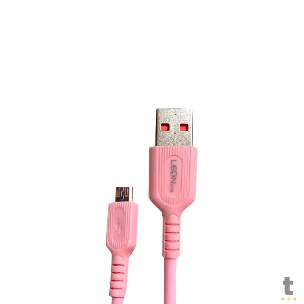 Cabo de Dados USB V8 Leon Gts 5.1A 1mt Turbo - Leon-7000 Truedata