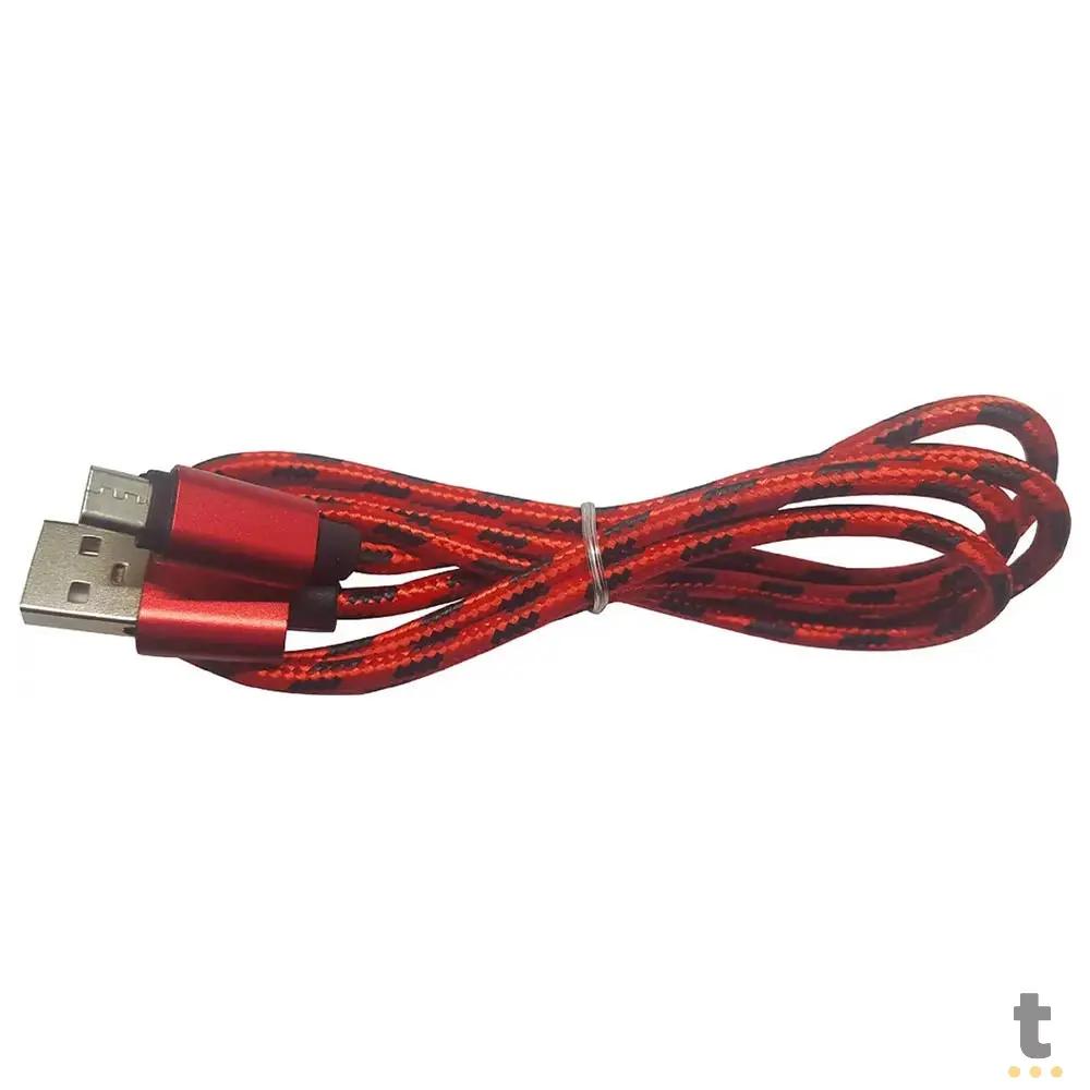 Cabo de Dados USB V8 Leon Gts 5.1A 1mt Turbo - Leon-7005 Truedata