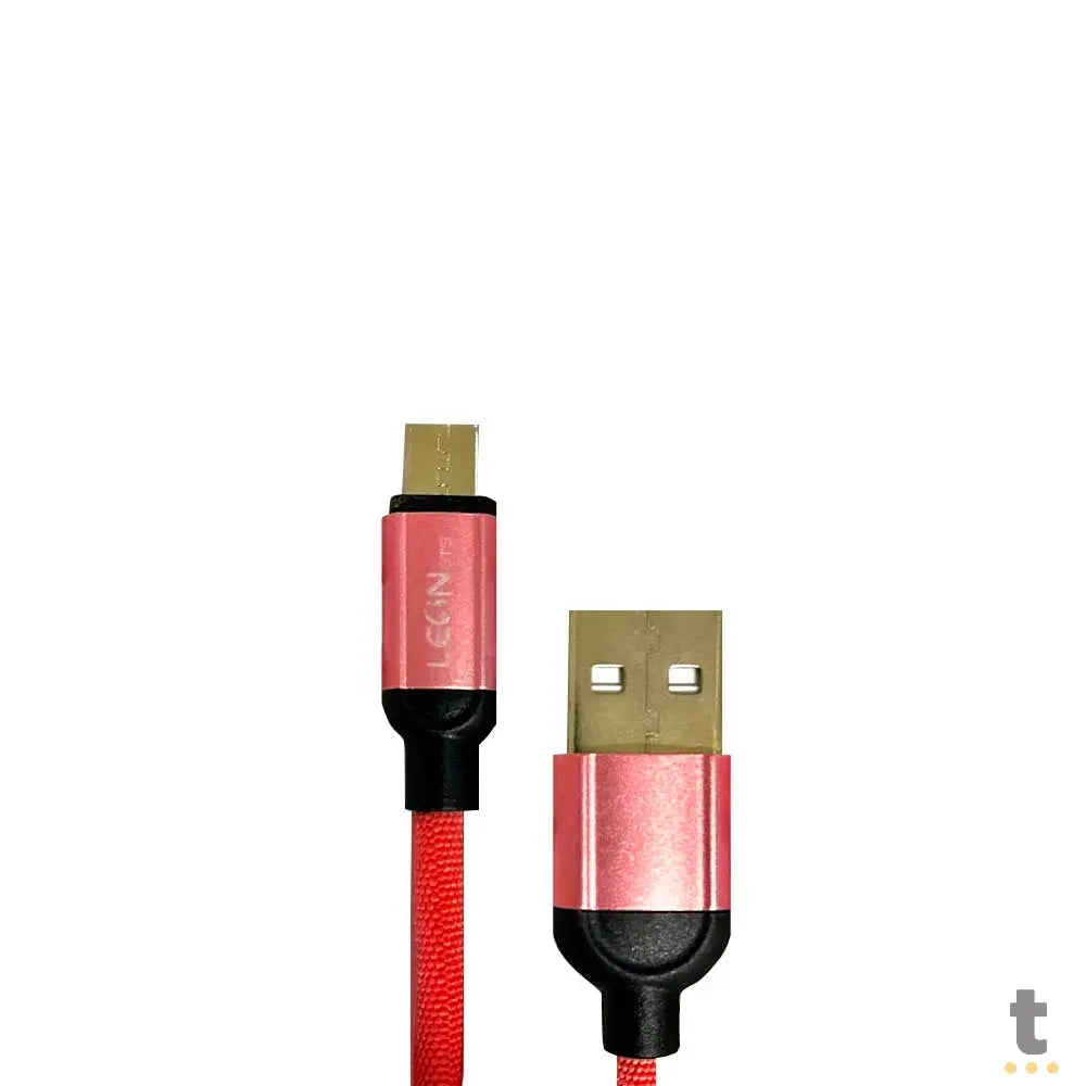 Cabo de Dados USB V8 Leon Gts 5.1A 1mt Turbo - Leon-7005 Truedata