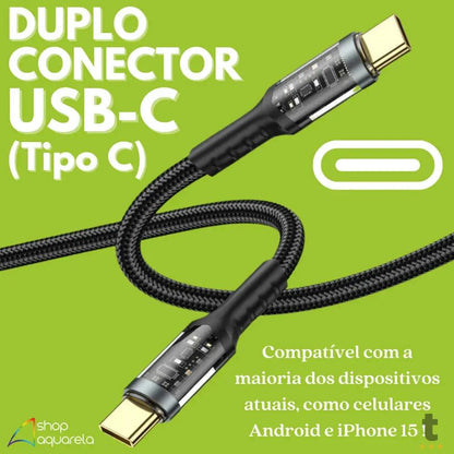Cabo de Dados aGold Usb Tipo C Turbo 66W - CB88 Truedata
