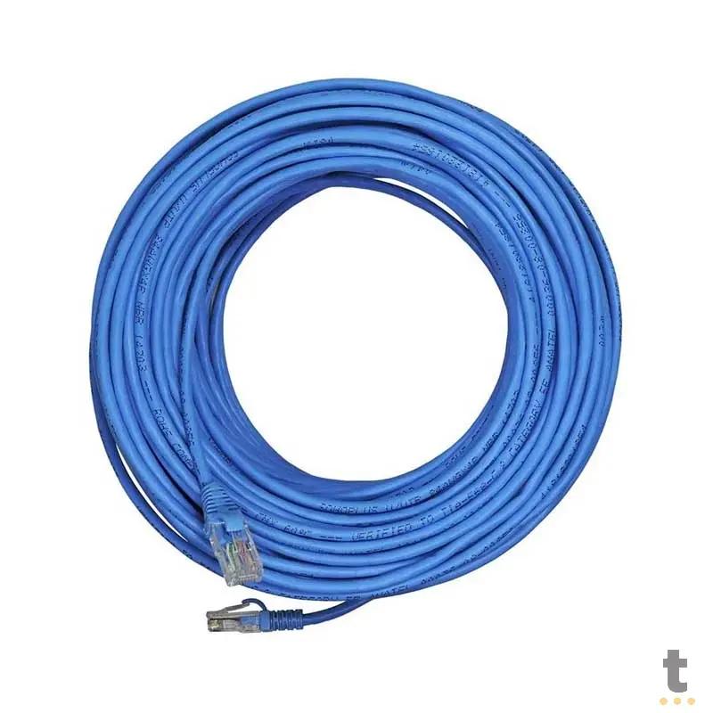 Cabo de Rede RJ45 Cat5e Azul 3m Truedata