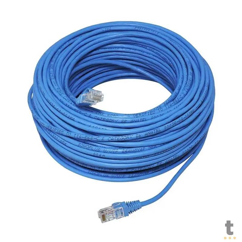 Cabo de Rede RJ45 Cat5e Azul 3m Truedata