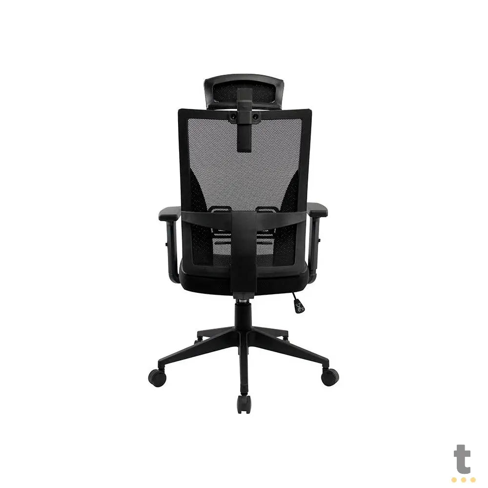 Cadeira Ergonômica Fortrek Ergo Shield C/ Apoio de Lombar Preta - 85033 Truedata