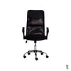 Cadeira Escritório Giratoria C/ Altura Ajustavel Base Cromada XH-6101 Truedata