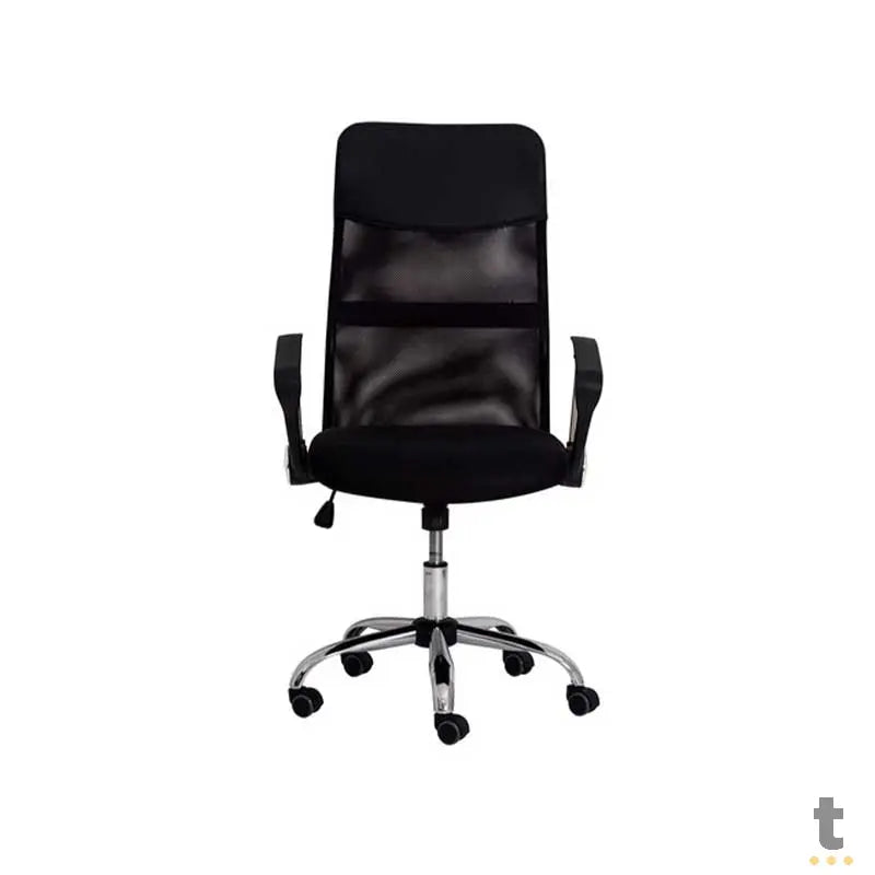Cadeira Escritório Giratoria C/ Altura Ajustavel Base Cromada XH-6101 Truedata
