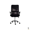 Cadeira Escritório Giratoria C/ Altura Ajustavel Base Cromada XH-6101 Truedata