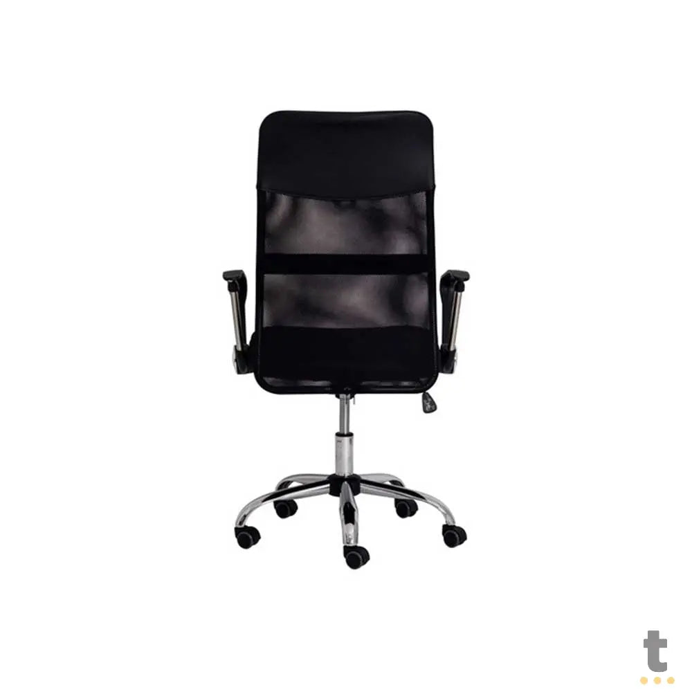 Cadeira Escritório Giratoria C/ Altura Ajustavel Base Cromada XH-6101 Truedata