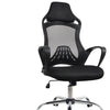 Cadeira Escritório Giratoria C/ Altura Ajustavel Base Cromada Xh-6119 Preta Truedata