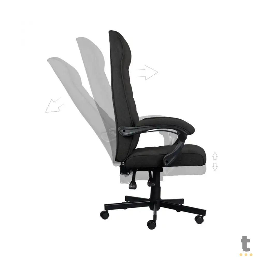 Cadeira Escritório Giratoria C/ Altura Ajustavel Magnus Black PCYes Preta - PCEEMAGPT Truedata