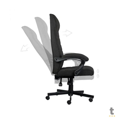 Cadeira Escritório Giratoria C/ Altura Ajustavel Magnus Black PCYes Preta - PCEEMAGPT Truedata