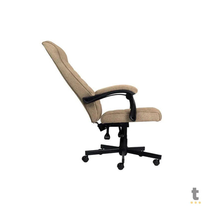 Cadeira Escritório Giratoria C/ Altura Ajustavel Magnus Brown PCYes Marrom - PCEMAGMA Truedata