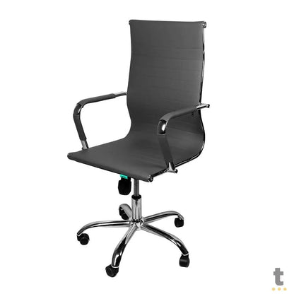 Cadeira Escritório Giratoria C/ Altura Ajustavel Vinik Sirius Cinza - COSSC02 Truedata