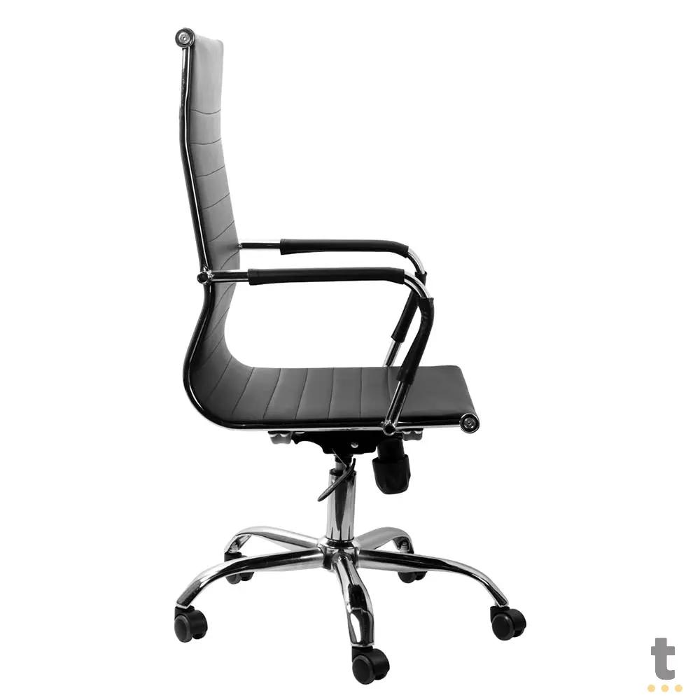 Cadeira Escritório Giratoria C/ Altura Ajustavel Vinik Sirius Preta - COSSP01 Truedata