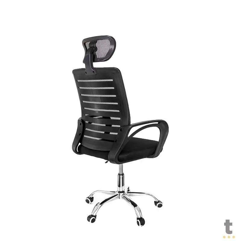 Cadeira Escritório Giratoria Telada Anji Xingh Xh-6126A - Preta Truedata