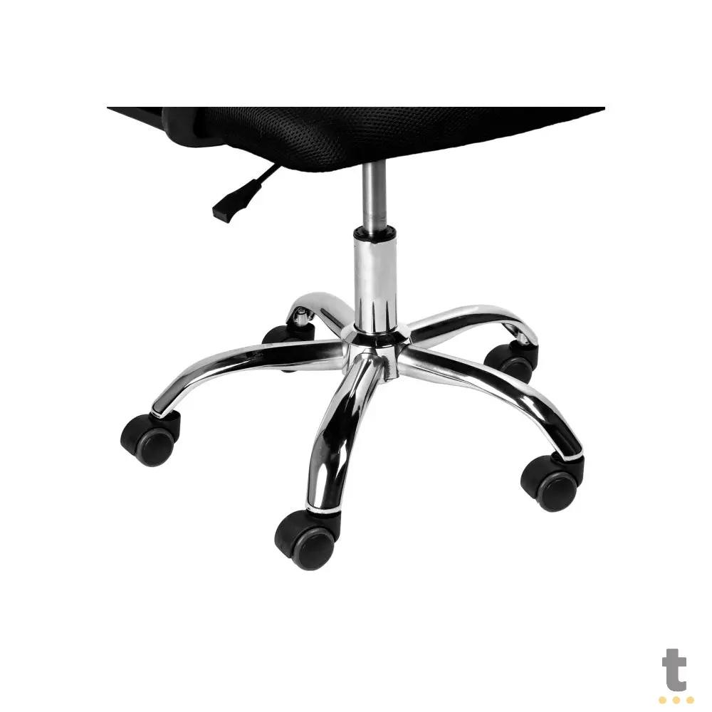 Cadeira Escritório Tipo Sec. Giratoria C/ Altura Ajustavel Go Star Vinik Preta - COGS10P Truedata