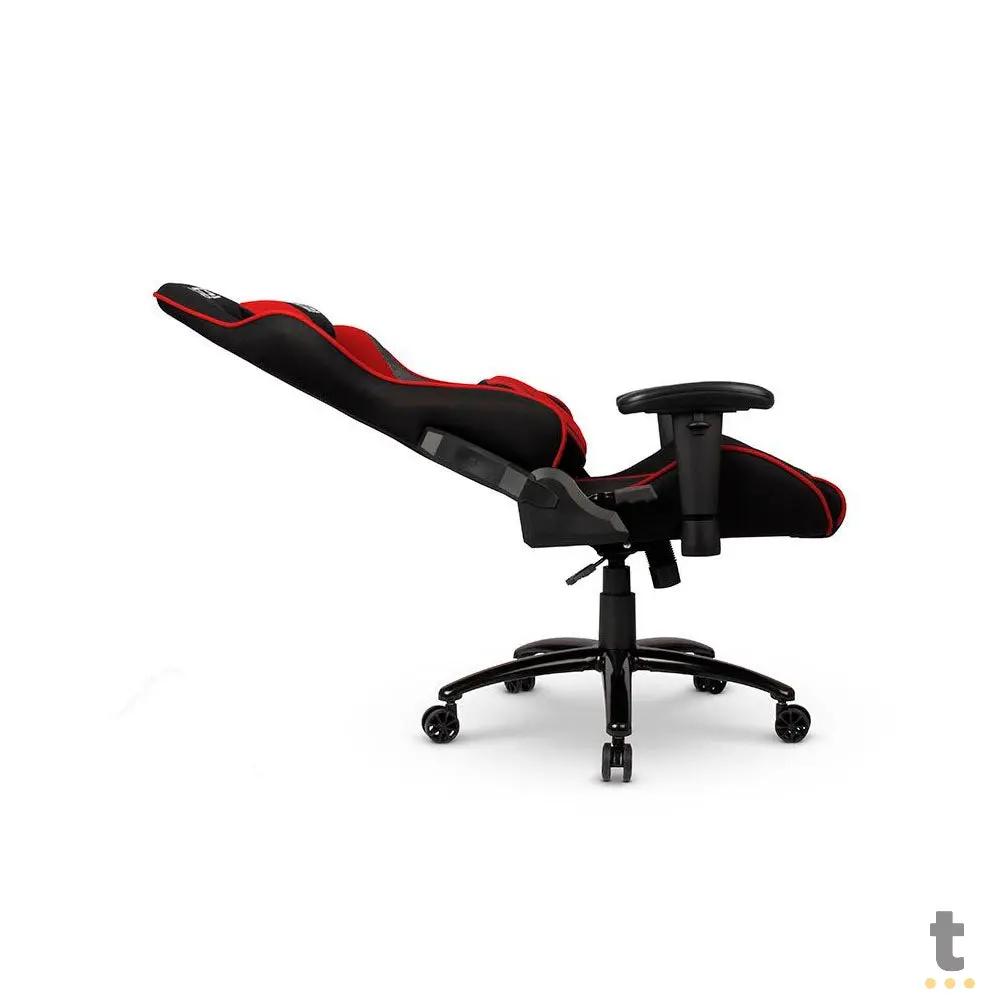 Cadeira Gamer DT3 Sports Elise Fabric V2 Preta / Vermelha - 13446-8 Truedata