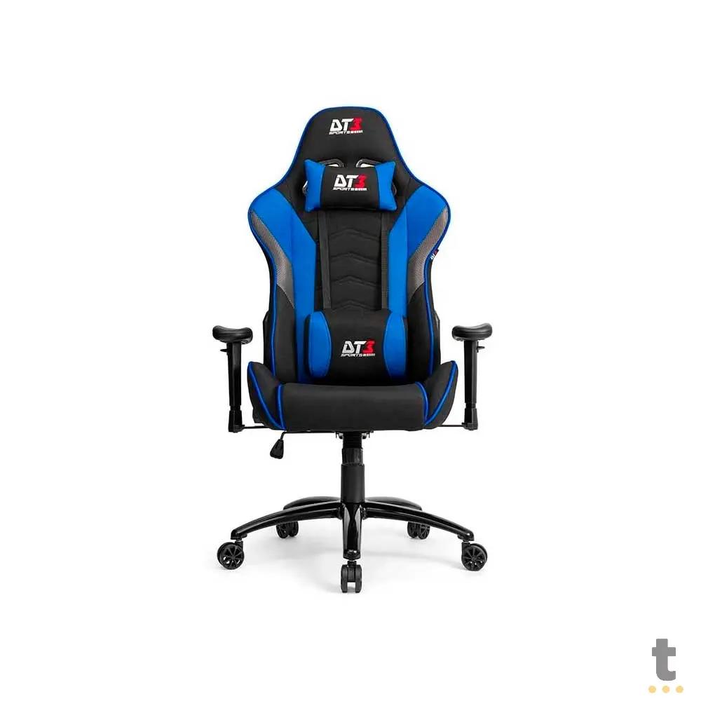 Cadeira Gamer DT3 Sports Elise Fabric com Encosto Reclinável Preta/Azul - 12193-6 Truedata