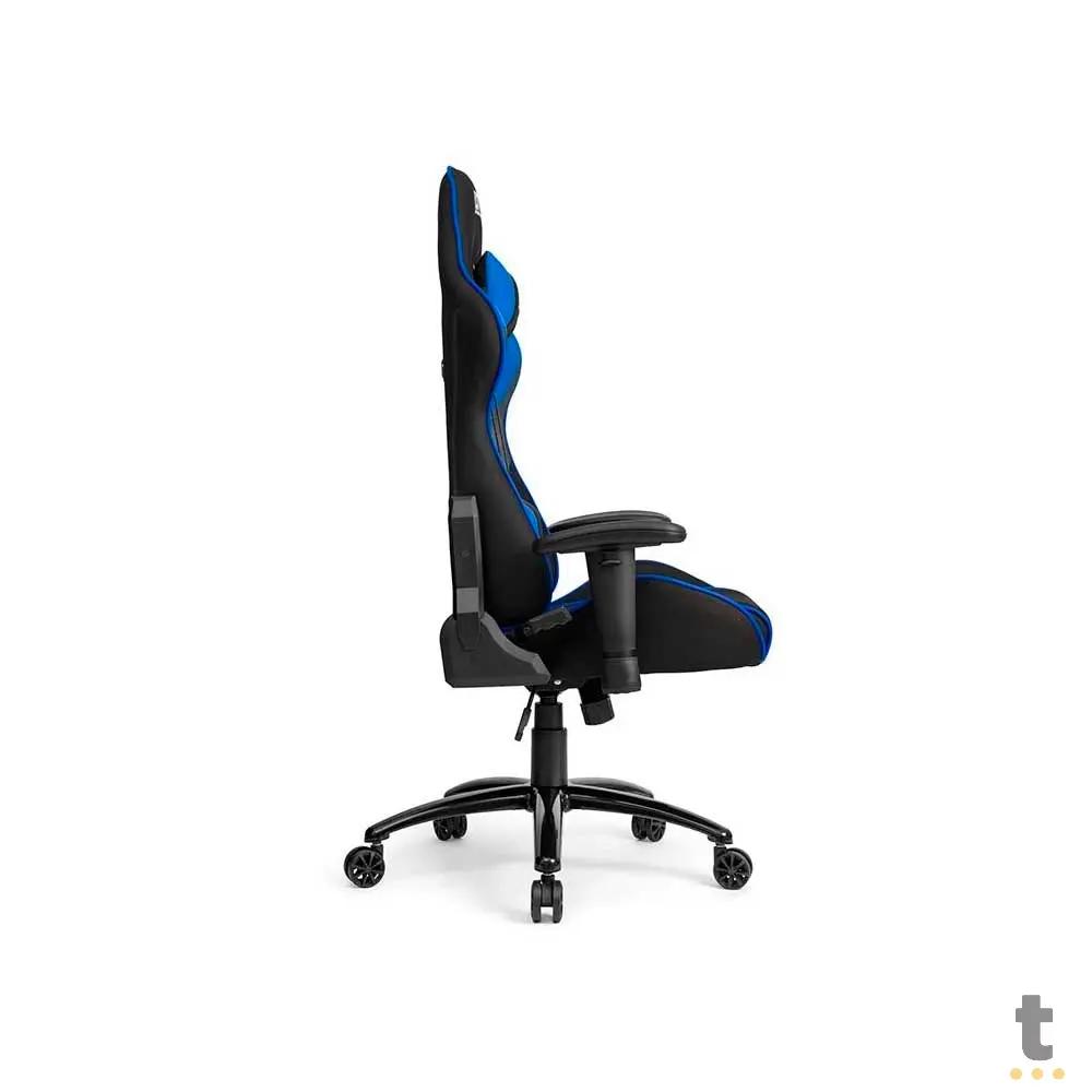 Cadeira Gamer DT3 Sports Elise Fabric com Encosto Reclinável Preta/Azul - 12193-6 Truedata