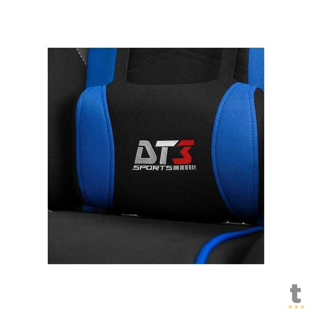Cadeira Gamer DT3 Sports Elise Fabric com Encosto Reclinável Preta/Azul - 12193-6 Truedata